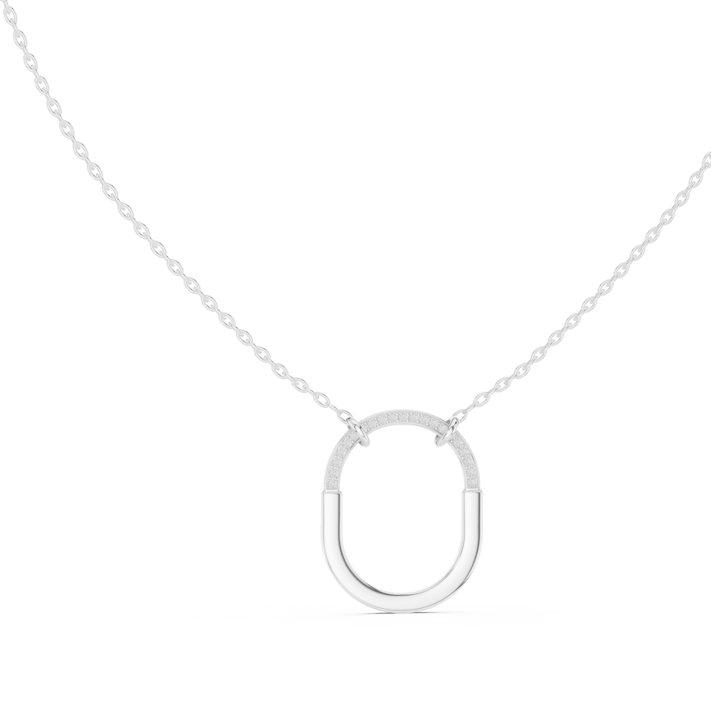 The Ellipse Aura Lab Grown Pendant - Suez Diamonds