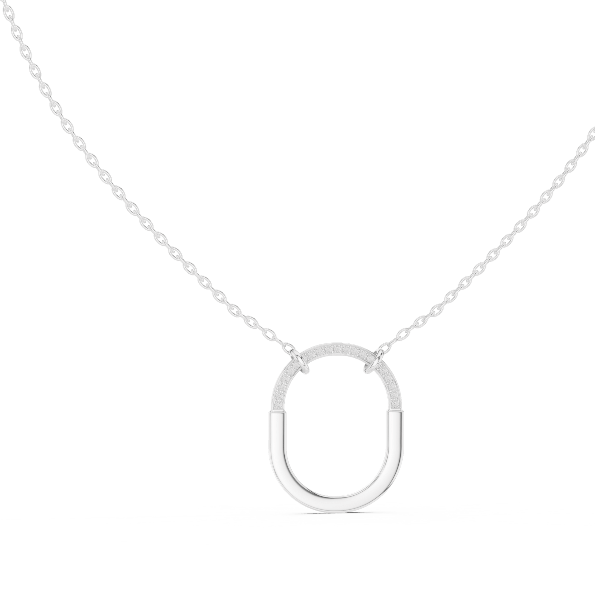 The Ellipse Aura Lab Grown Pendant - Suez Diamonds