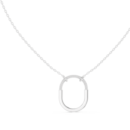 The Ellipse Aura Lab Grown Pendant - Suez Diamonds