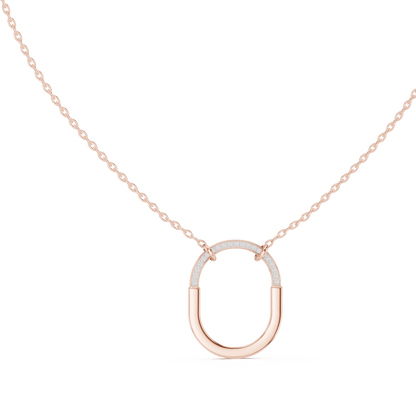 The Ellipse Aura Lab Grown Pendant - Suez Diamonds