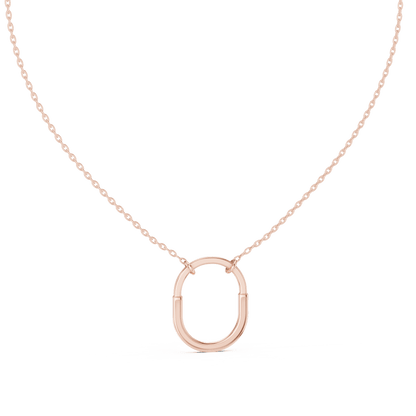 The Ellipse Aura Lab Grown Pendant - Suez Diamonds