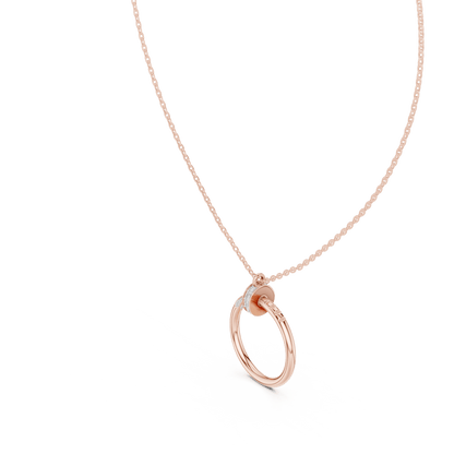 The Infinite Nail Lab Grown Diamond Pendant - Suez Diamonds