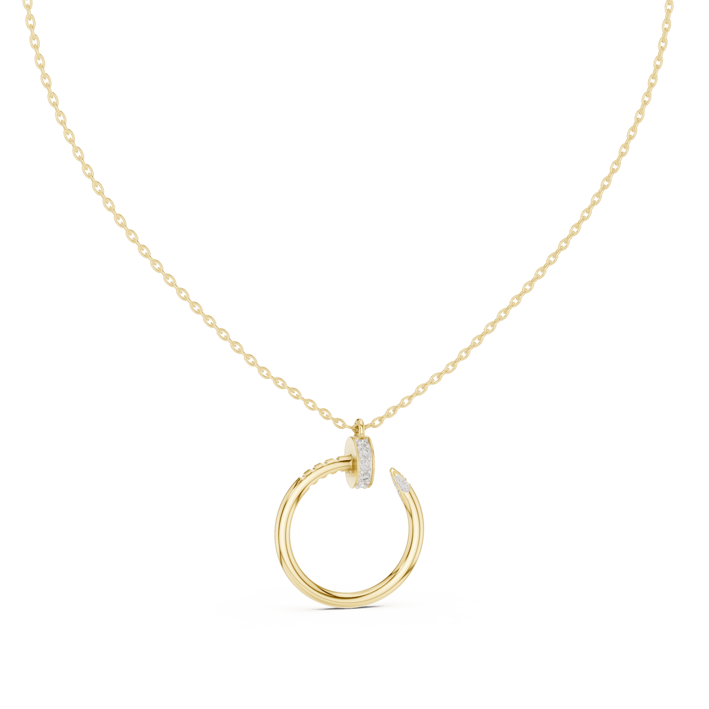 The Infinite Nail Lab Grown Diamond Pendant - Suez Diamonds