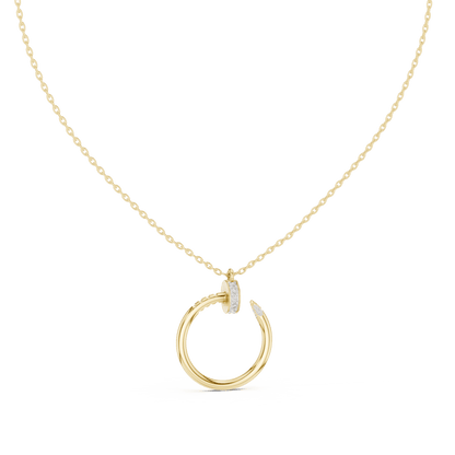 The Infinite Nail Lab Grown Diamond Pendant - Suez Diamonds