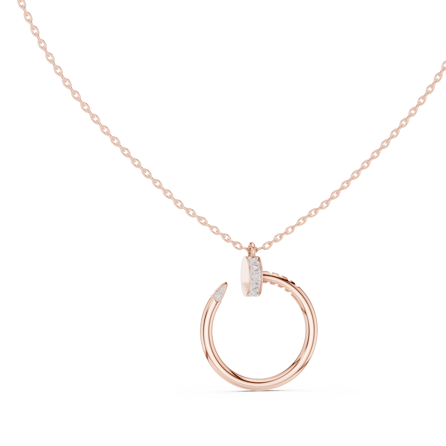 The Infinite Nail Lab Grown Diamond Pendant - Suez Diamonds