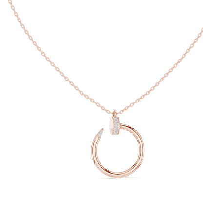The Infinite Nail Lab Grown Diamond Pendant - Suez Diamonds