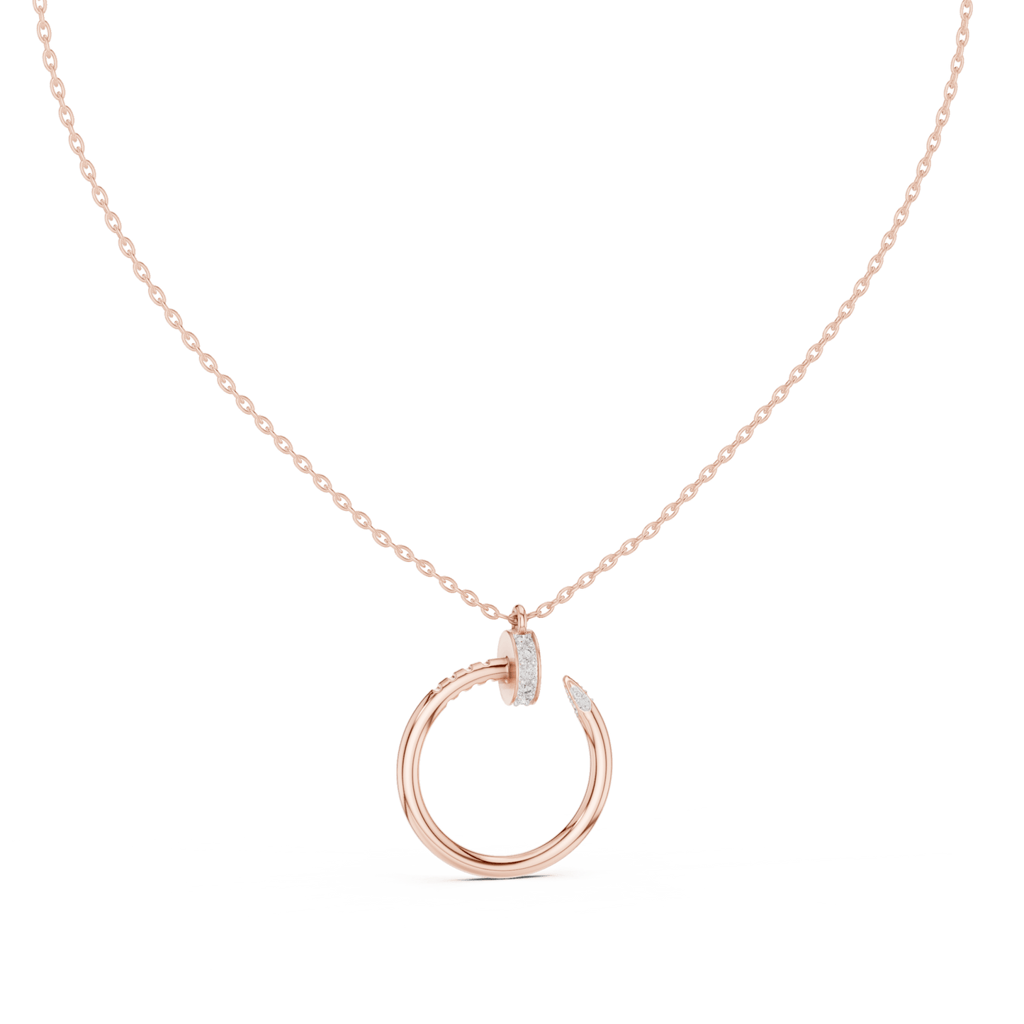 The Infinite Nail Lab Grown Diamond Pendant - Suez Diamonds