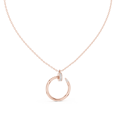 The Infinite Nail Lab Grown Diamond Pendant - Suez Diamonds