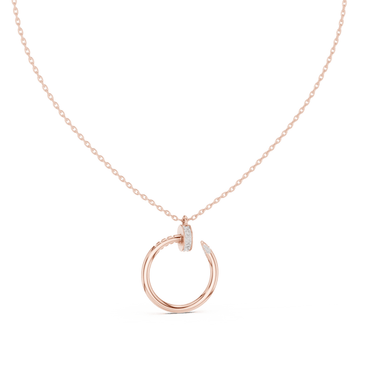 The Infinite Nail Lab Grown Diamond Pendant - Suez Diamonds