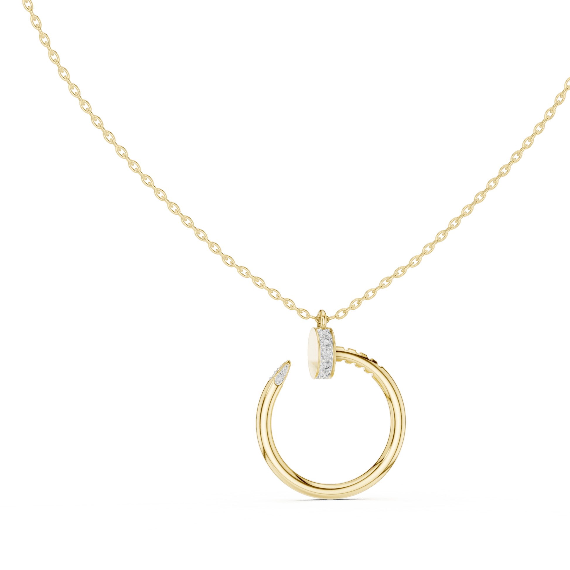The Infinite Nail Lab Grown Diamond Pendant - Suez Diamonds