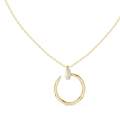 The Infinite Nail Lab Grown Diamond Pendant - Suez Diamonds