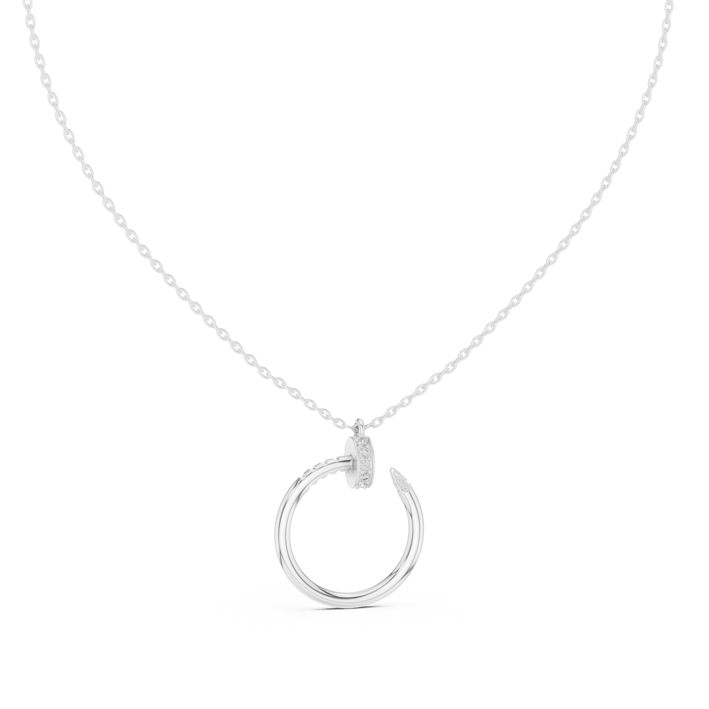 The Infinite Nail Lab Grown Diamond Pendant - Suez Diamonds