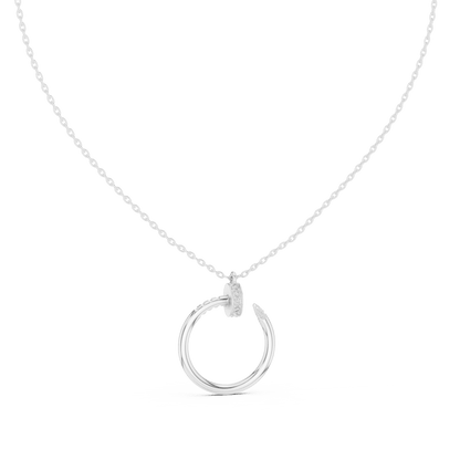 The Infinite Nail Lab Grown Diamond Pendant - Suez Diamonds