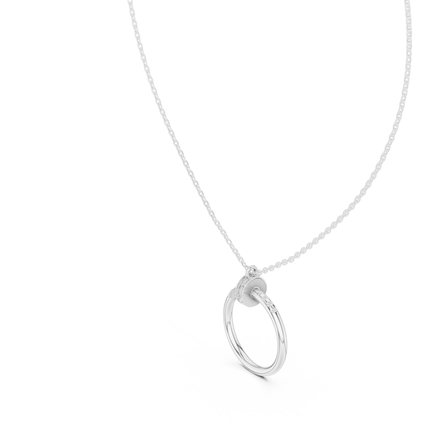 The Infinite Nail Lab Grown Diamond Pendant - Suez Diamonds