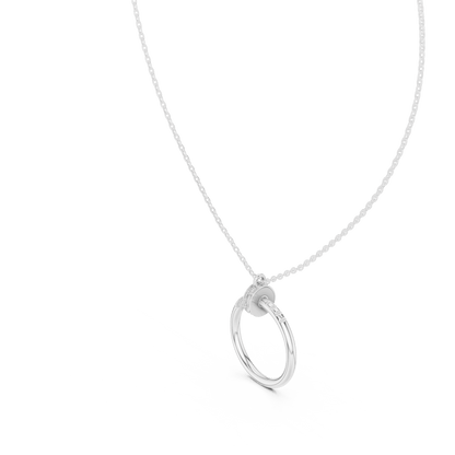 The Infinite Nail Lab Grown Diamond Pendant - Suez Diamonds