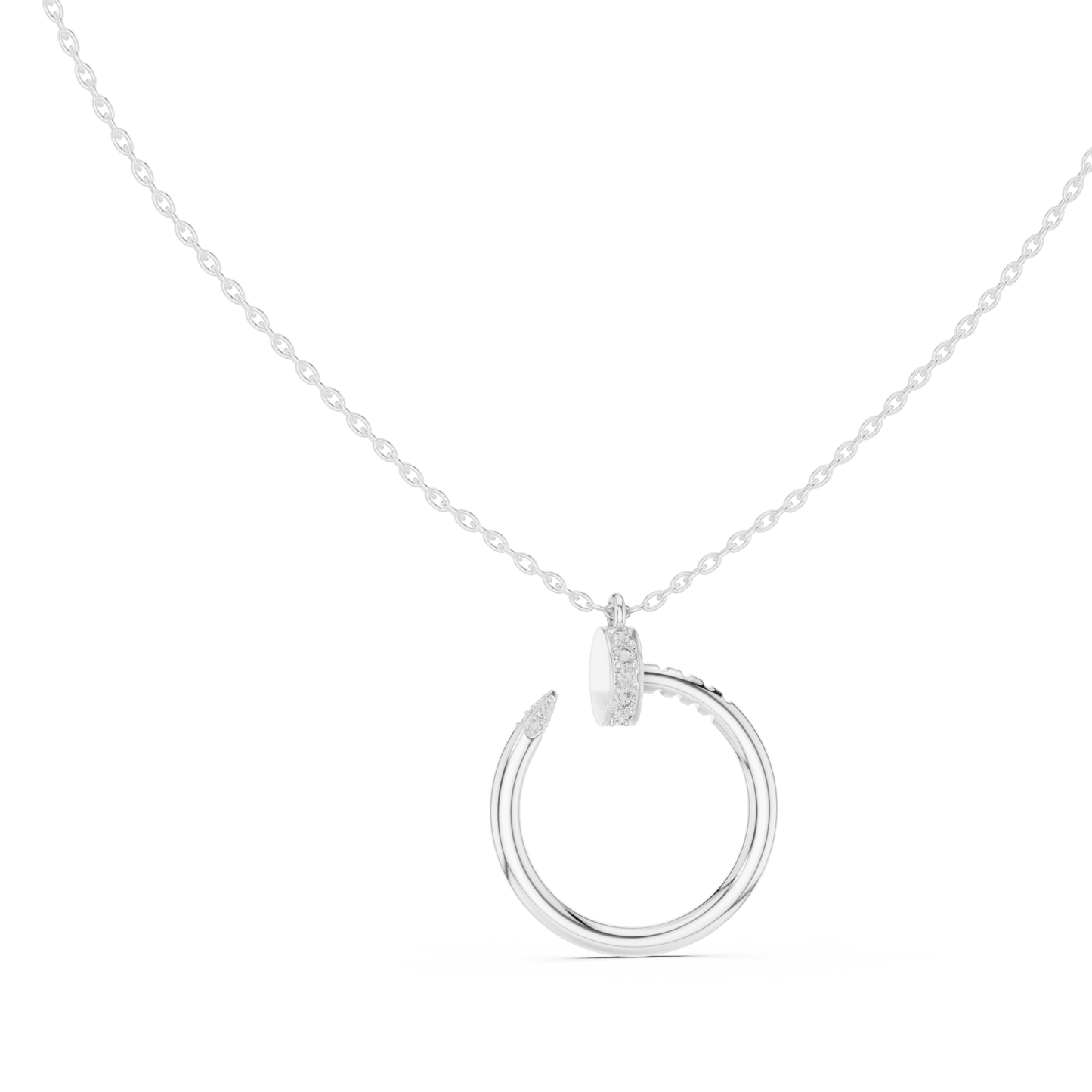 The Infinite Nail Lab Grown Diamond Pendant - Suez Diamonds