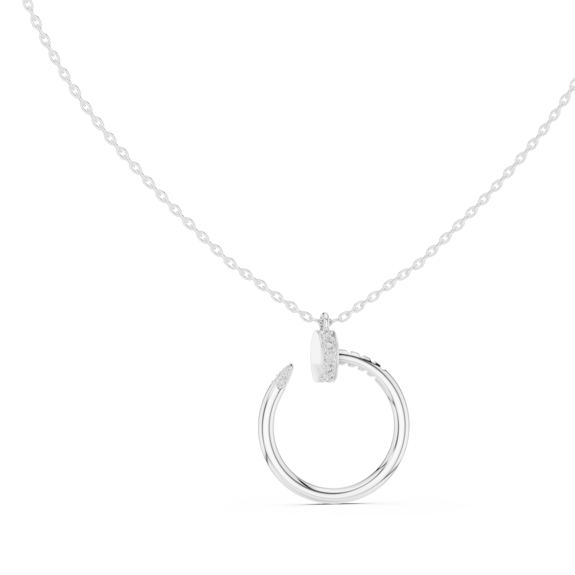 The Infinite Nail Lab Grown Diamond Pendant - Suez Diamonds