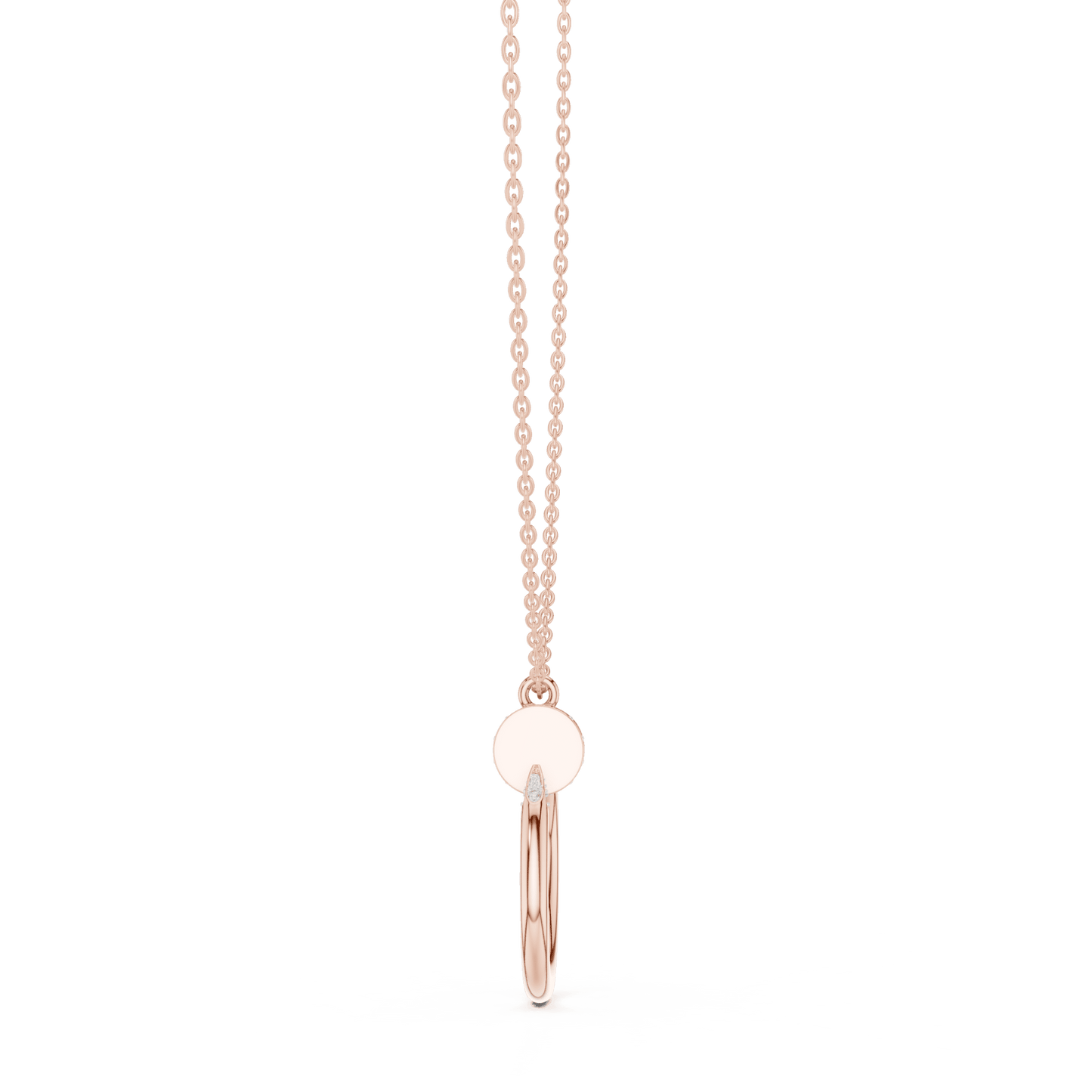 The Infinite Nail Lab Grown Diamond Pendant - Suez Diamonds