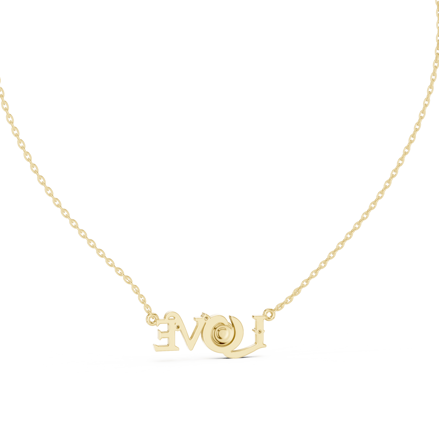 The 'LOVE' Evil Eye Pendant with Lab-Grown Diamonds without Chain - Suez Diamonds