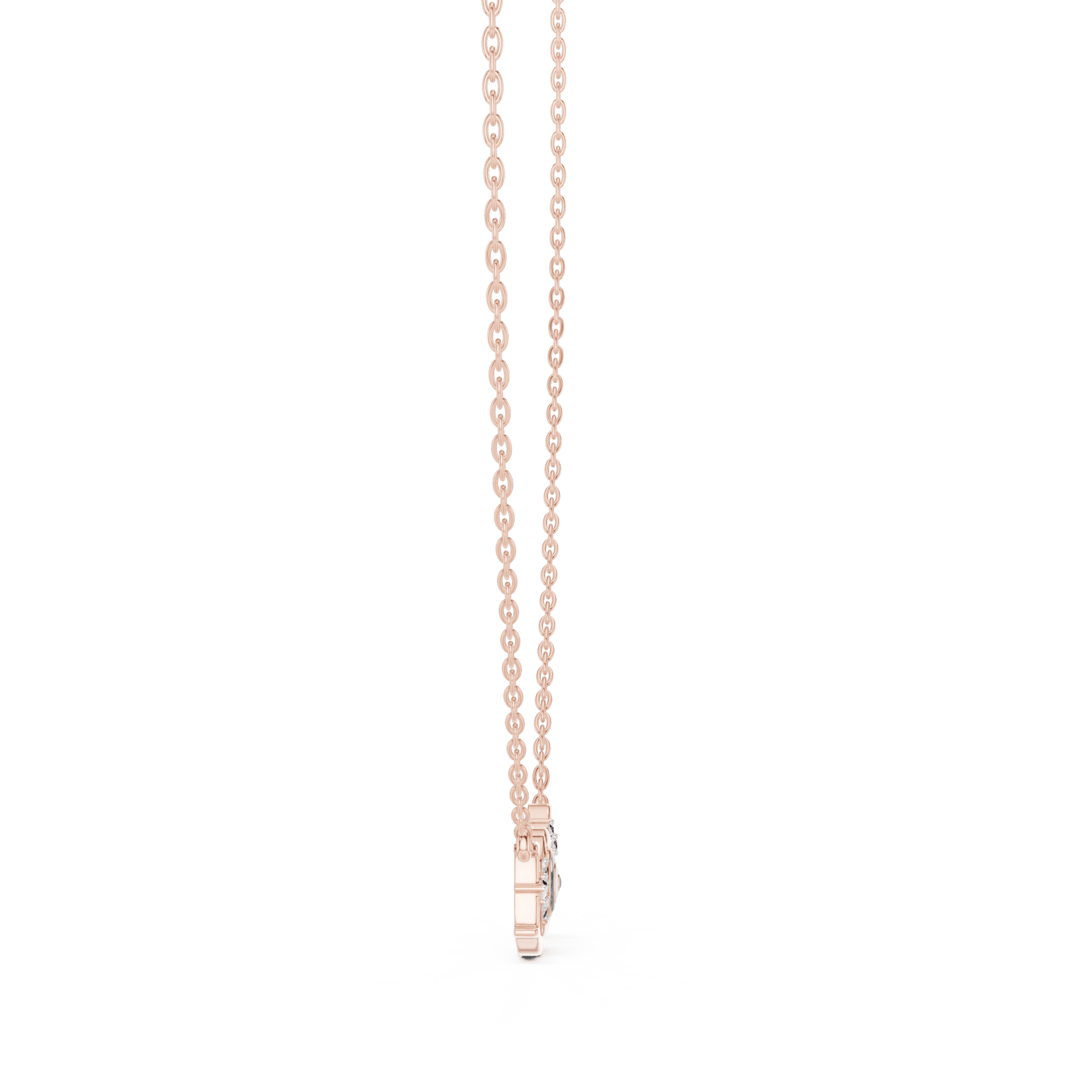 The 'LOVE' Evil Eye Pendant with Lab-Grown Diamonds without Chain - Suez Diamonds