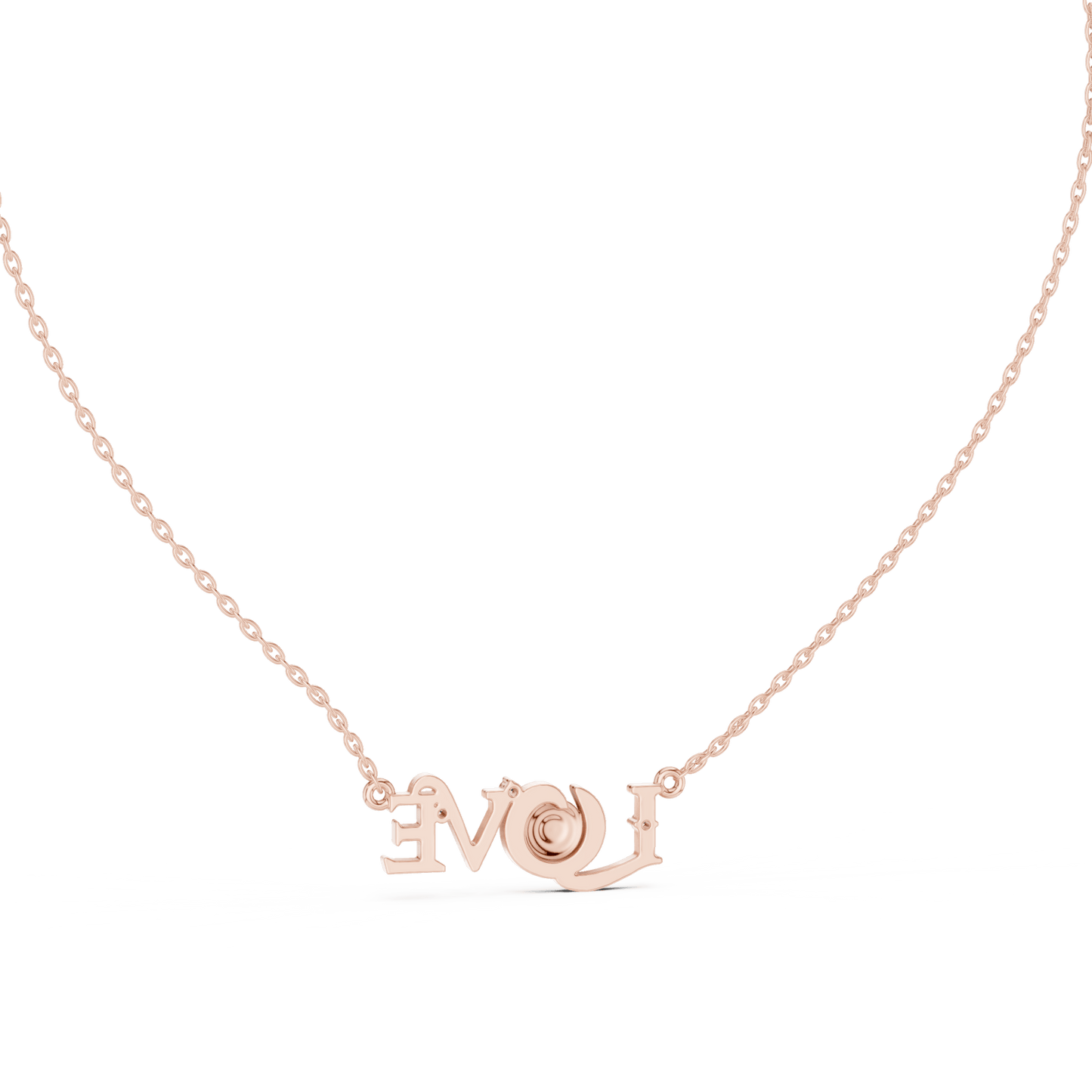 The 'LOVE' Evil Eye Pendant with Lab-Grown Diamonds without Chain - Suez Diamonds