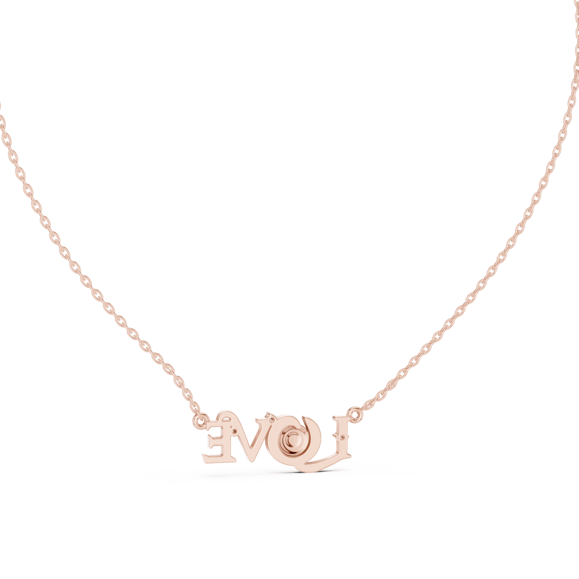 The 'LOVE' Evil Eye Pendant with Lab-Grown Diamonds without Chain - Suez Diamonds