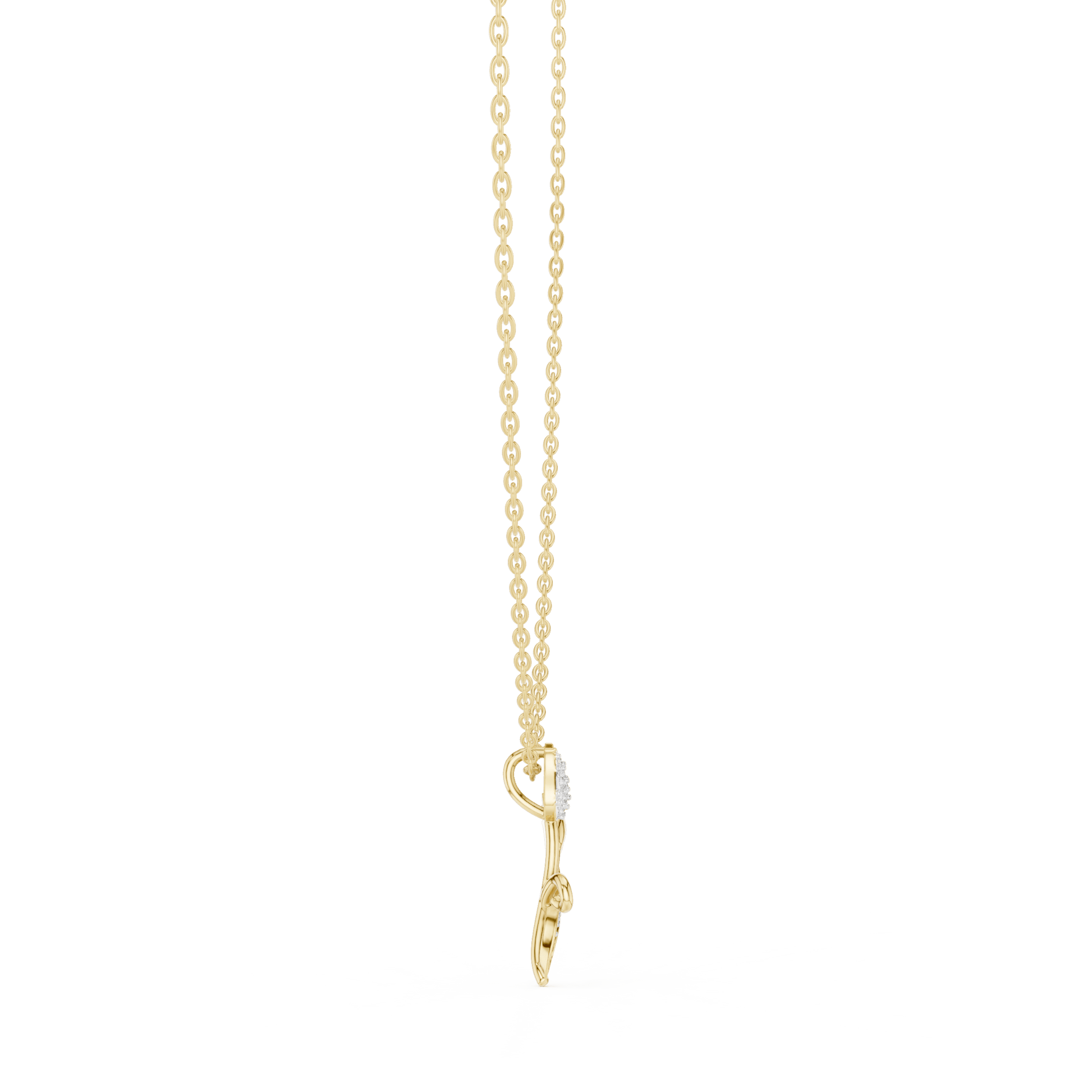 The Tulip Bloom Pendant with Lab-Grown Diamonds - Suez Diamonds