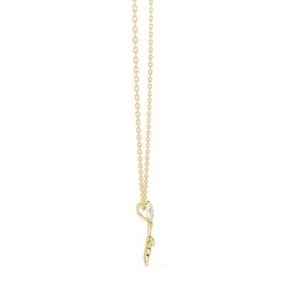 The Tulip Bloom Pendant with Lab-Grown Diamonds - Suez Diamonds