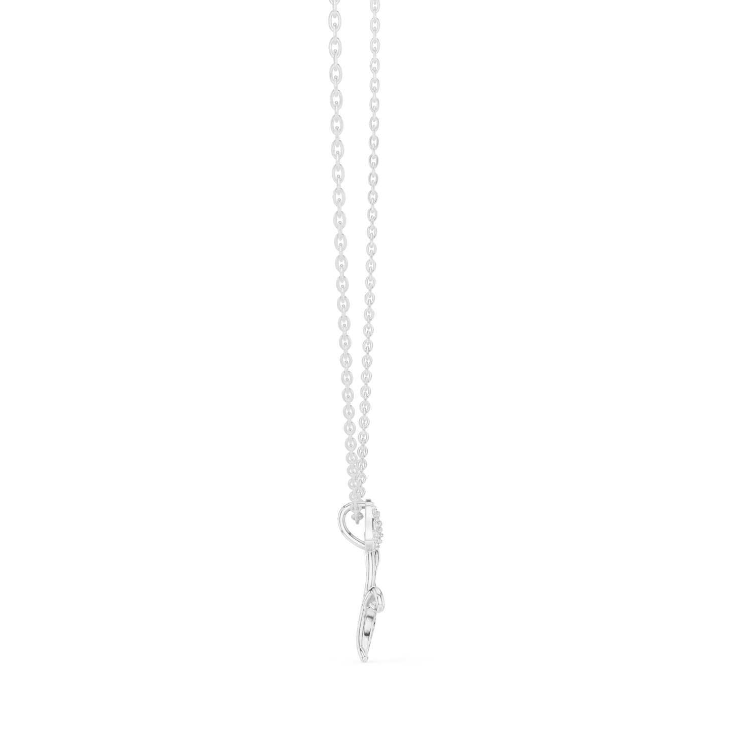 The Tulip Bloom Pendant with Lab-Grown Diamonds - Suez Diamonds