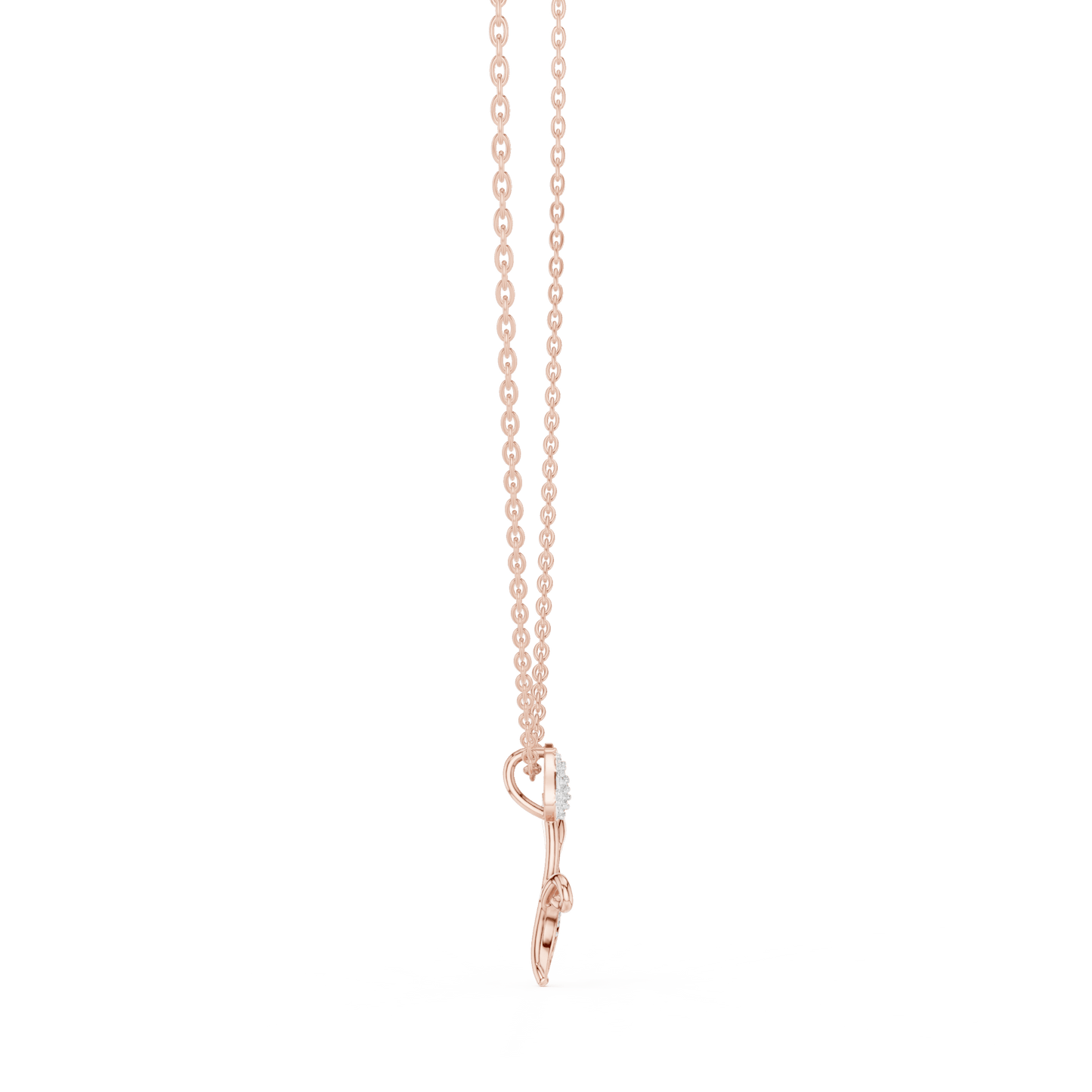 The Tulip Bloom Pendant with Lab-Grown Diamonds - Suez Diamonds
