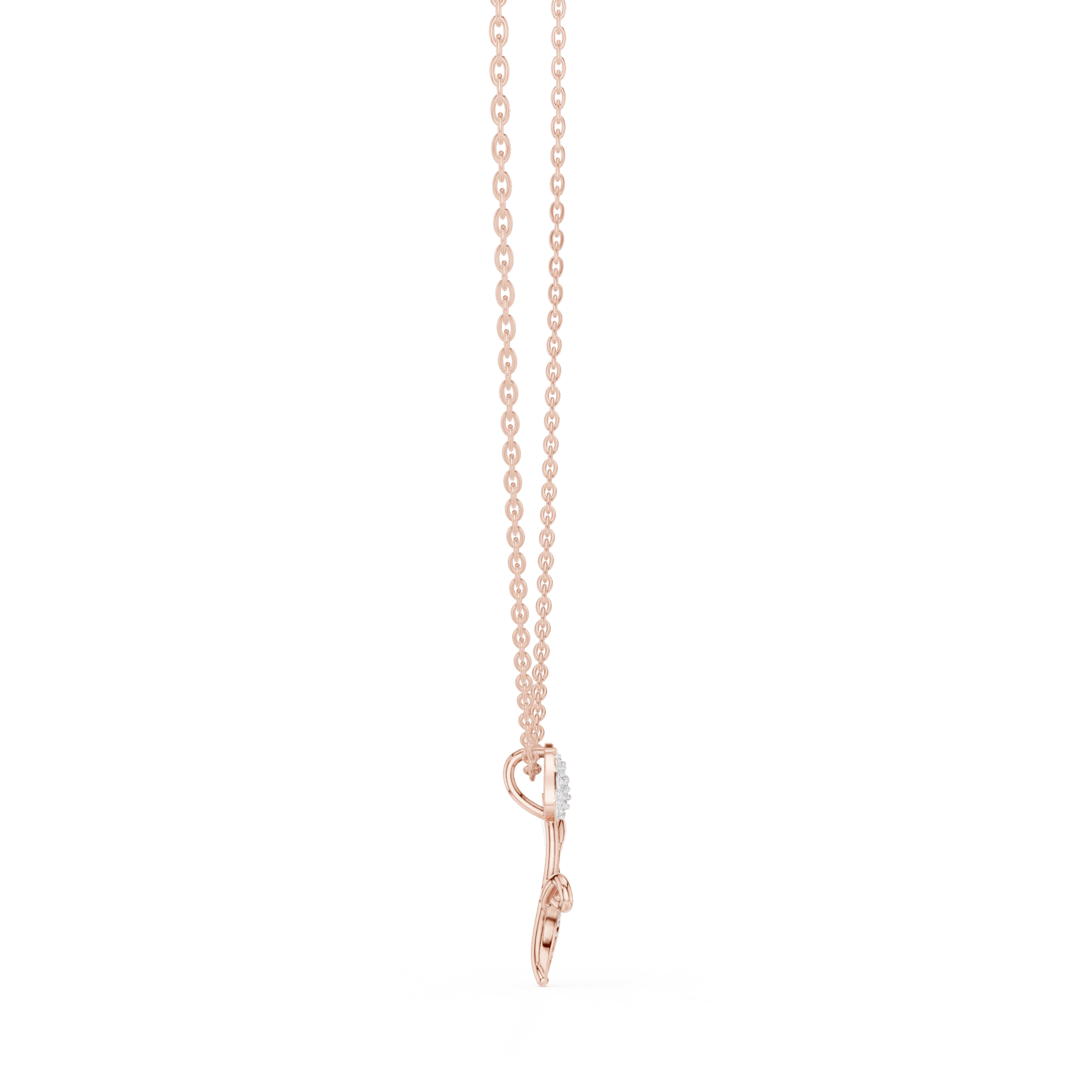 The Tulip Bloom Pendant with Lab-Grown Diamonds - Suez Diamonds