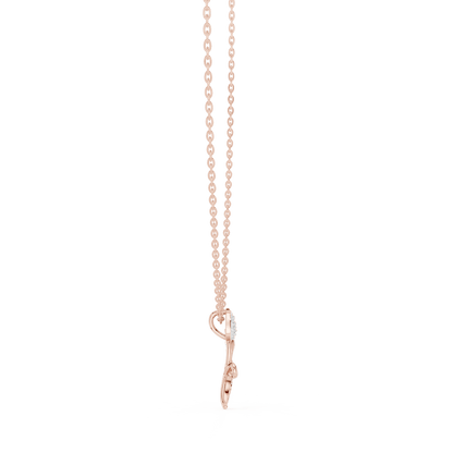 The Tulip Bloom Pendant with Lab-Grown Diamonds - Suez Diamonds